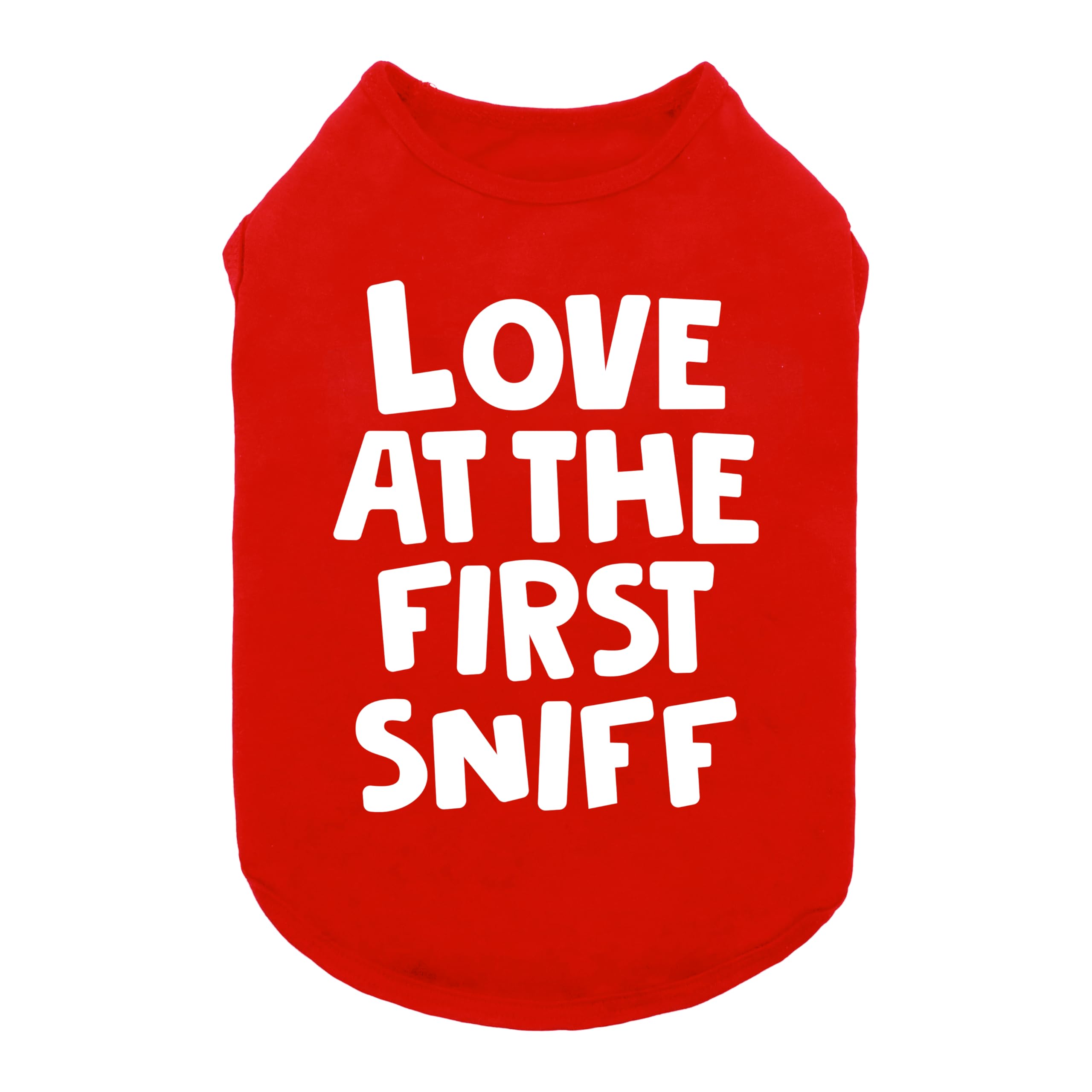 Camisa Para Cães Fitwarm Love At The First Sniff Vermelha De Algodão Xxl