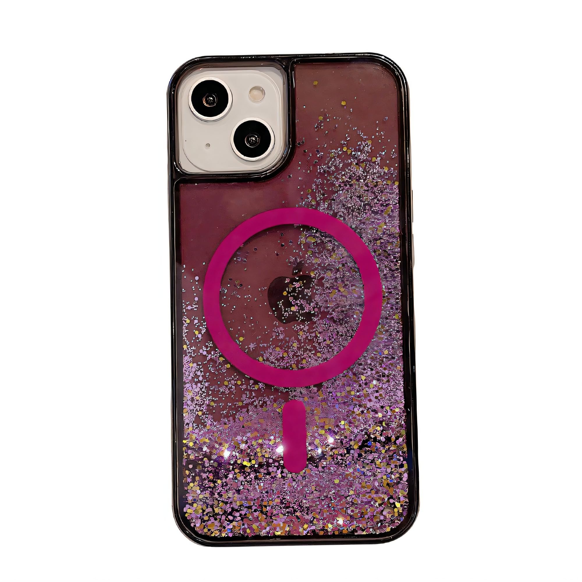 Capa De Telefone Yaozocase Para Iphone 16 Pro Max Roxa Com Magsafe