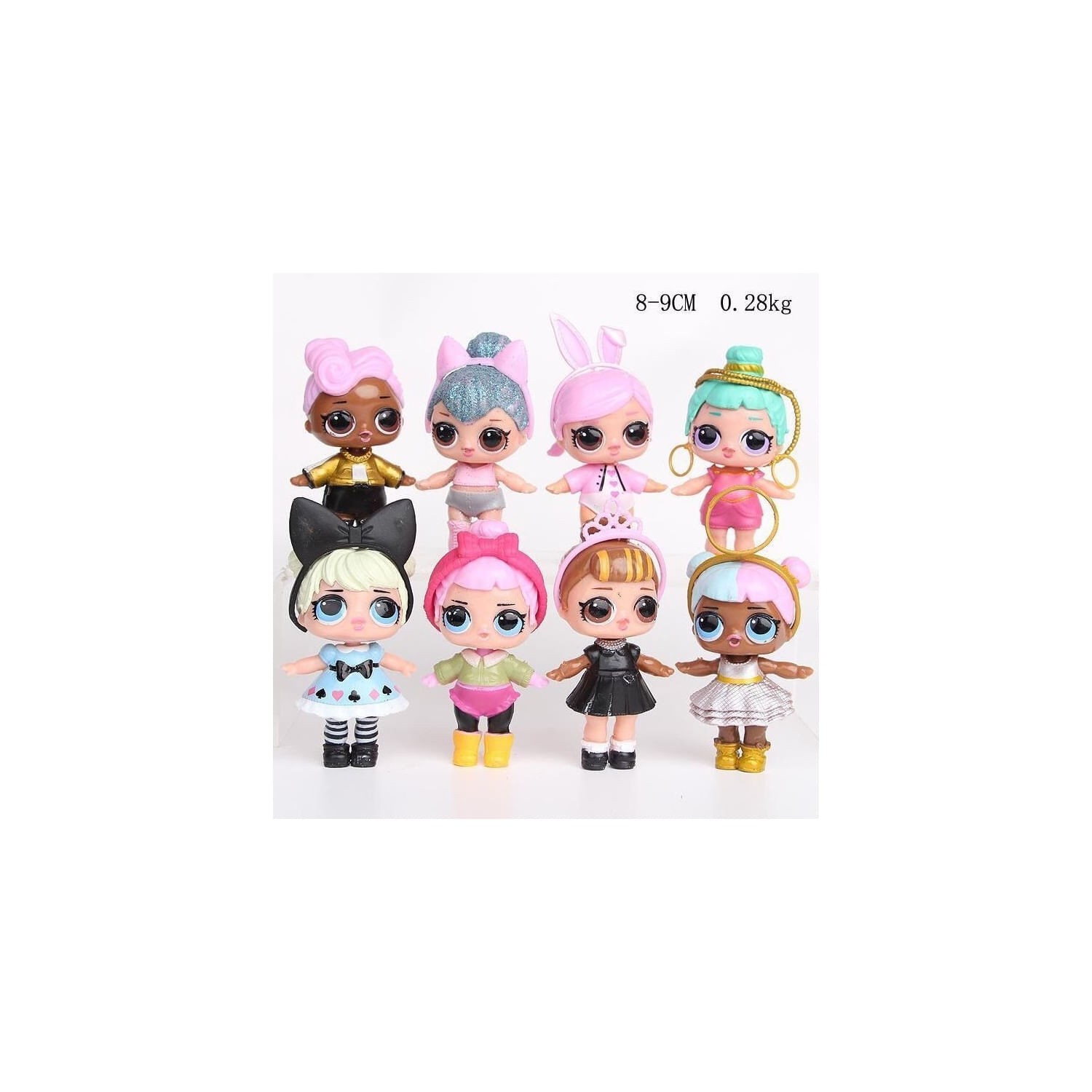 Conjunto De Bonecas Lol Surprise Multicolor Surprise 8 Dolls