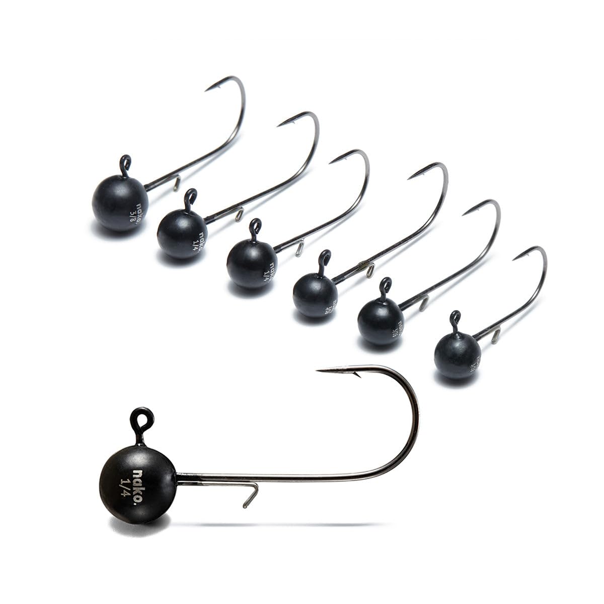 Jig Heads De Pesca De Tungstênio Nako 200% Sensitive, Pacote Com 5