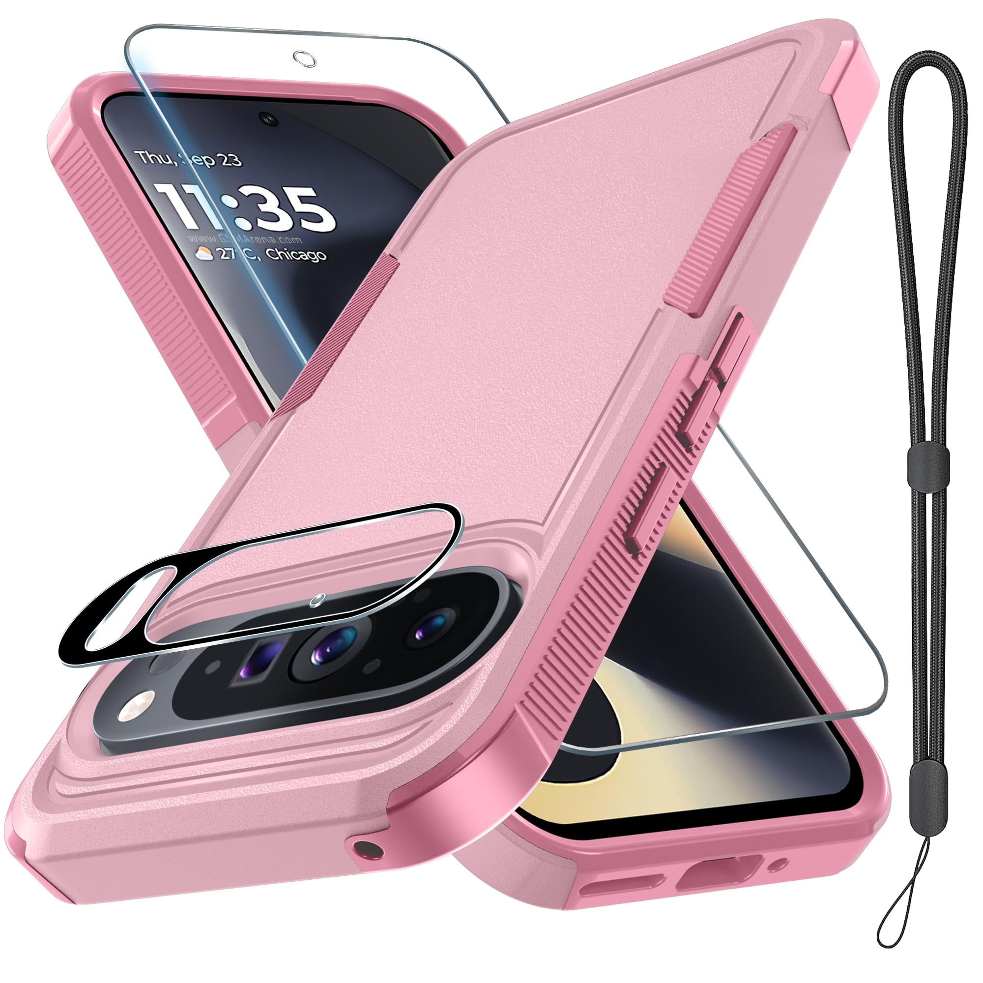 Capa De Telefone Rmocr Para Google Pixel 9/9 Pro Com Acessórios