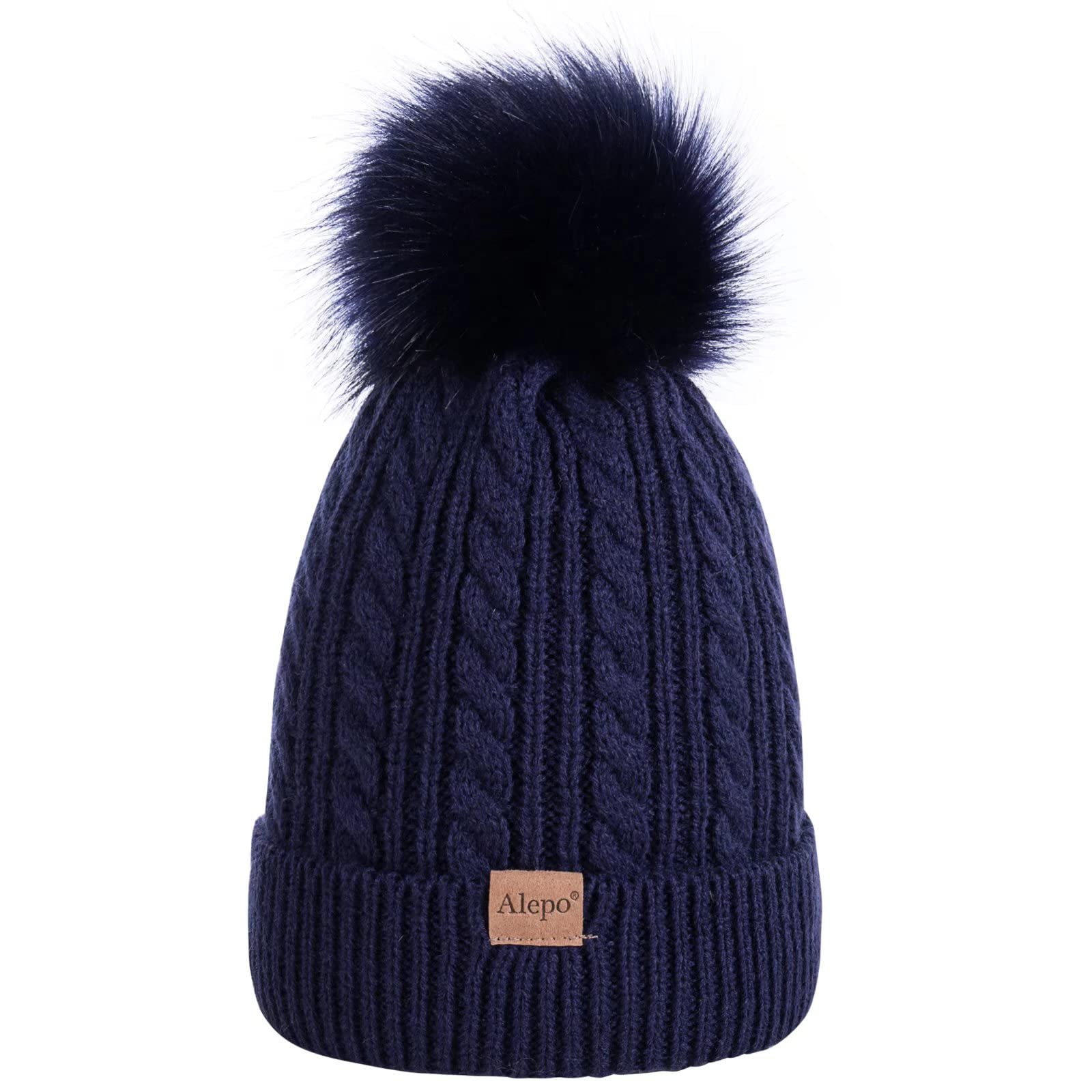 Gorro De Inverno Alepo Kids, Forrado De Lã Quente, Boné De Esqui