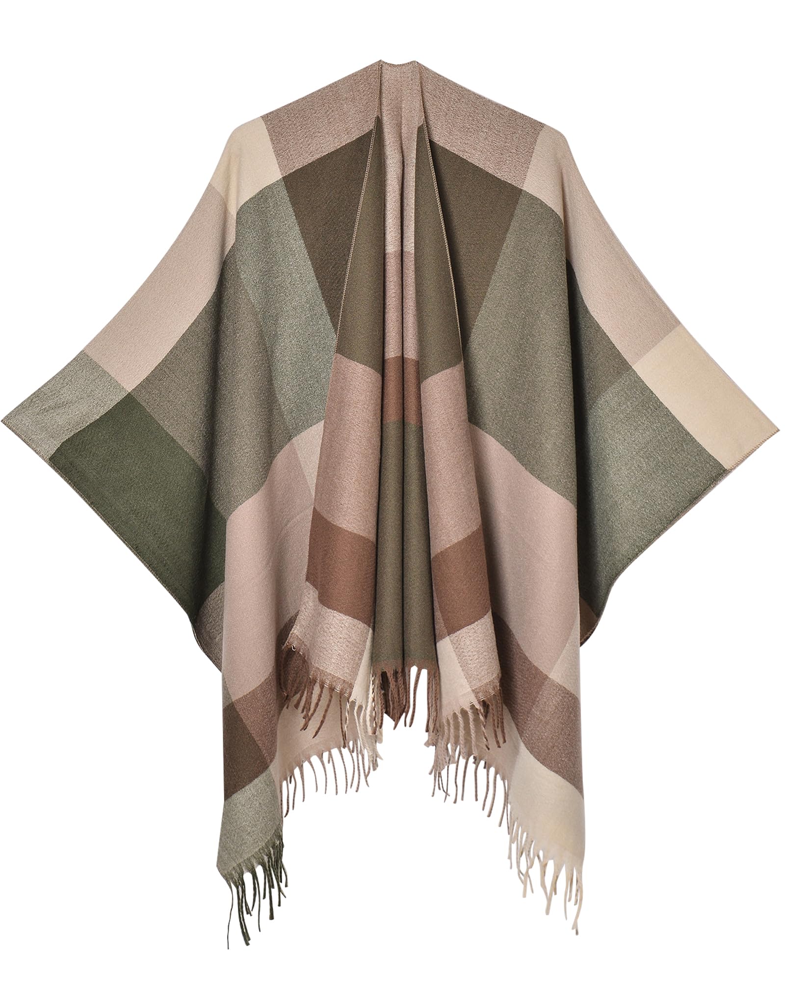 Suéter De Poncho Shawl Wraps Holdina Warm Winter, Outono, Outono, Mulher