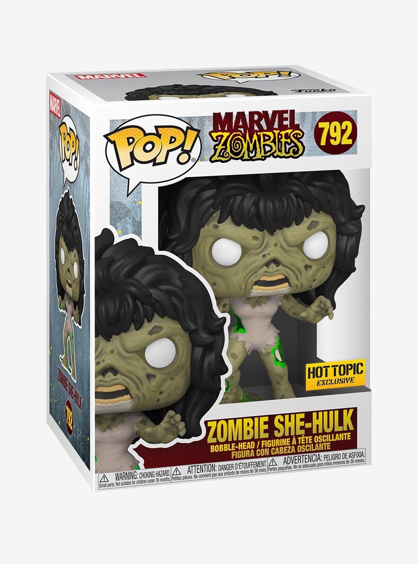 Funko Pop! Marvel Zombies She-hulk #792 Hot Topic Exclusive