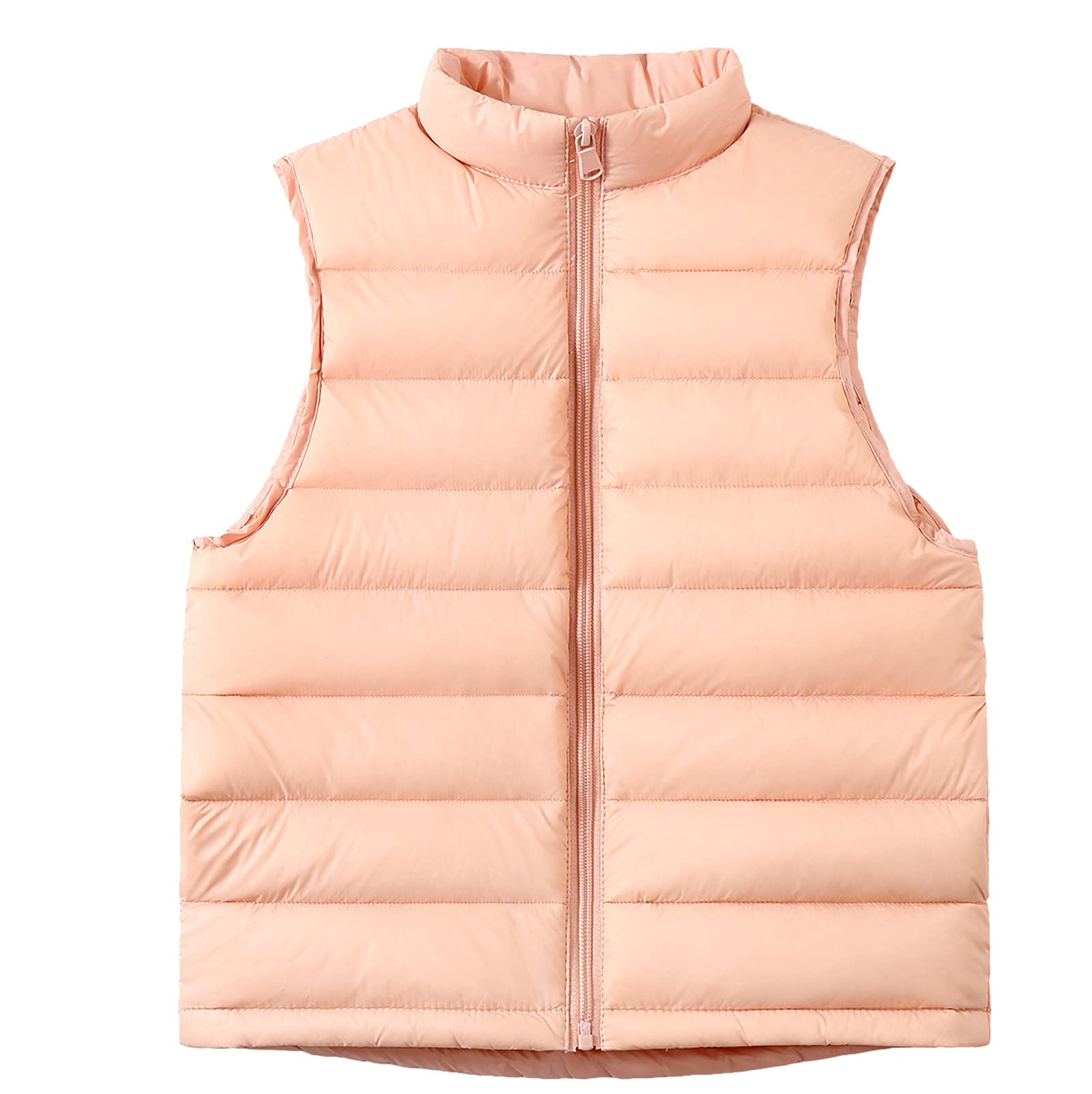 Jaqueta Infantil Resistente à Água Puffer Vest Happy Cherry Rosa