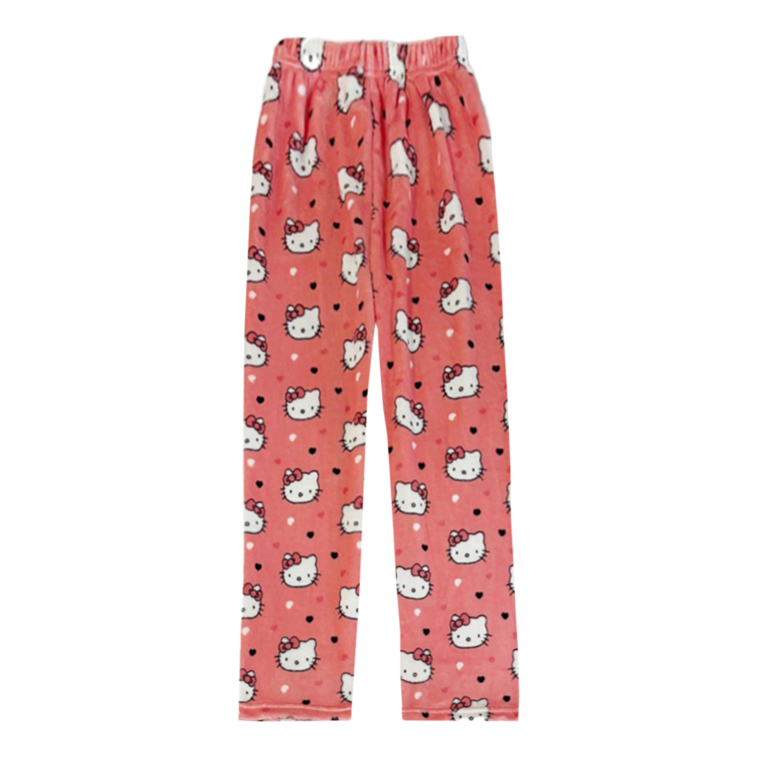 Calças De Pijama Biugnvw Anime Cartoon Family Christmas Women