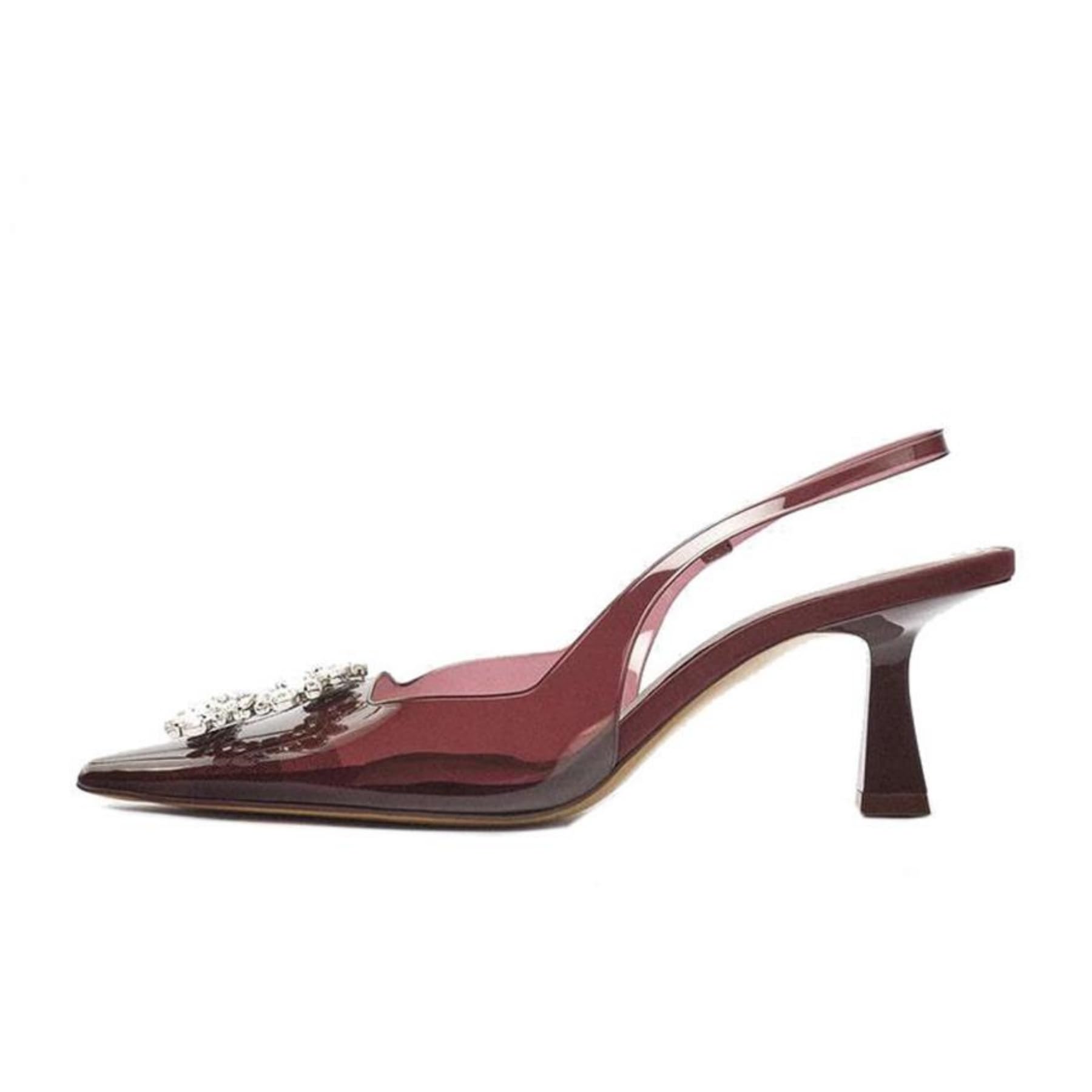 Sapatos Keleimusi Clear Slingback Heeled Sandals For Women