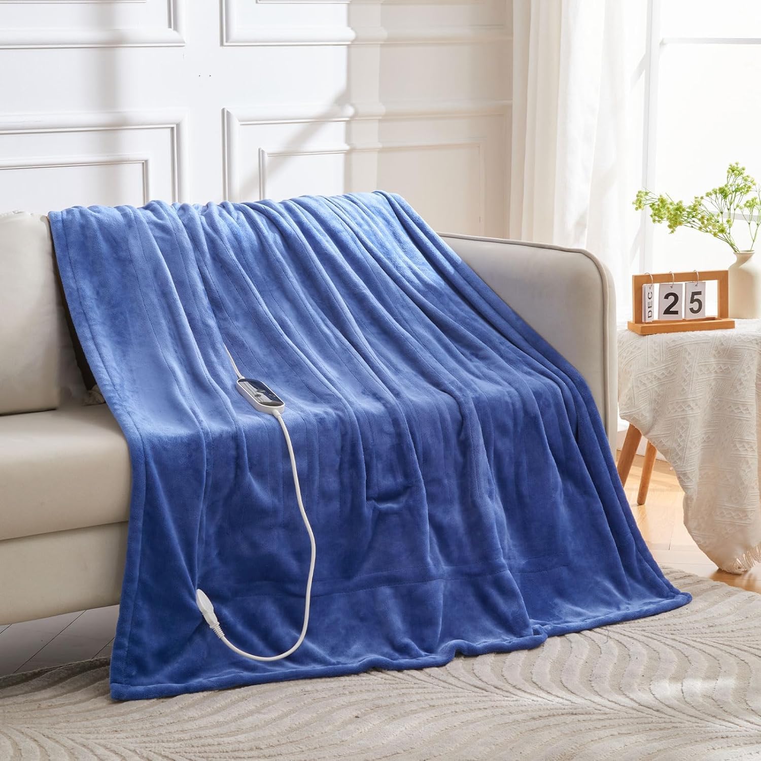 Cobertor Elétrico Heated Throw Pengzhu Technology Soft Flannel