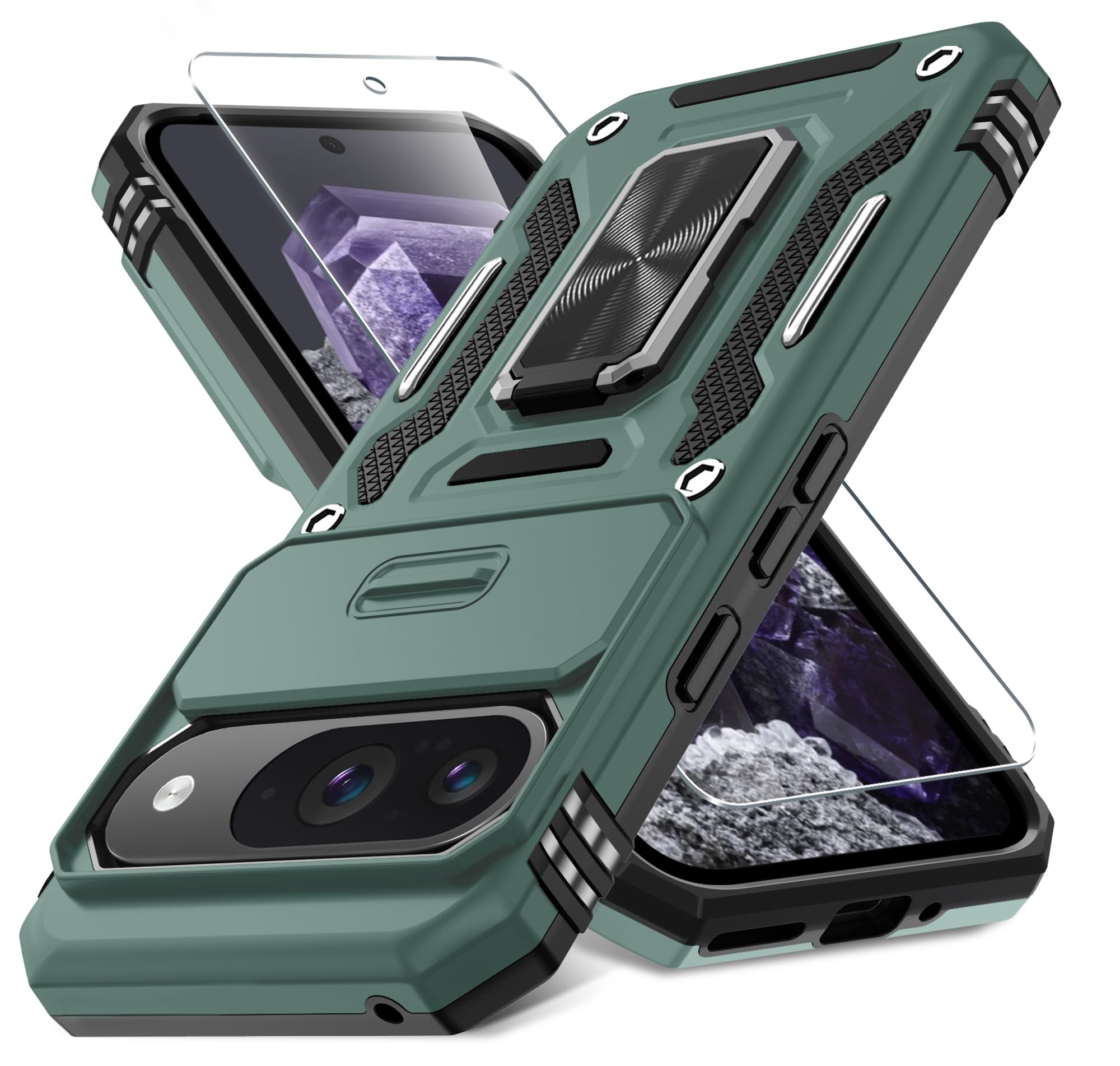 Capa De Telefone Deerlamn Para Google Pixel 9/9 Pro Com Protetor De Tela