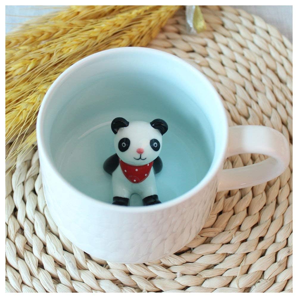 Caneca De Café Hotmiss 3d Animal Inside Cup Ceramic 350ml