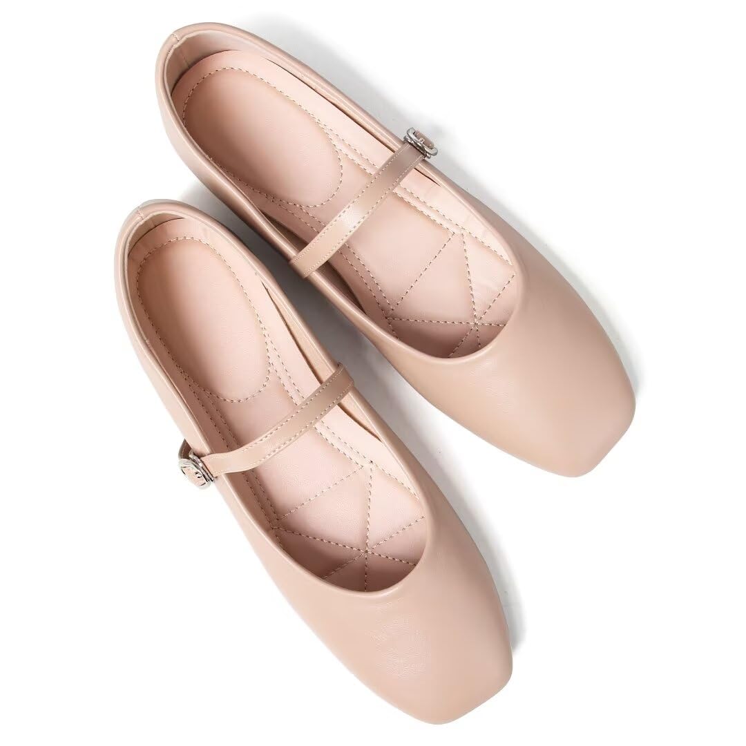 Ballet Flats Stunner Stunner Para Mulheres Mary Jane Apricot 40 (7,5)