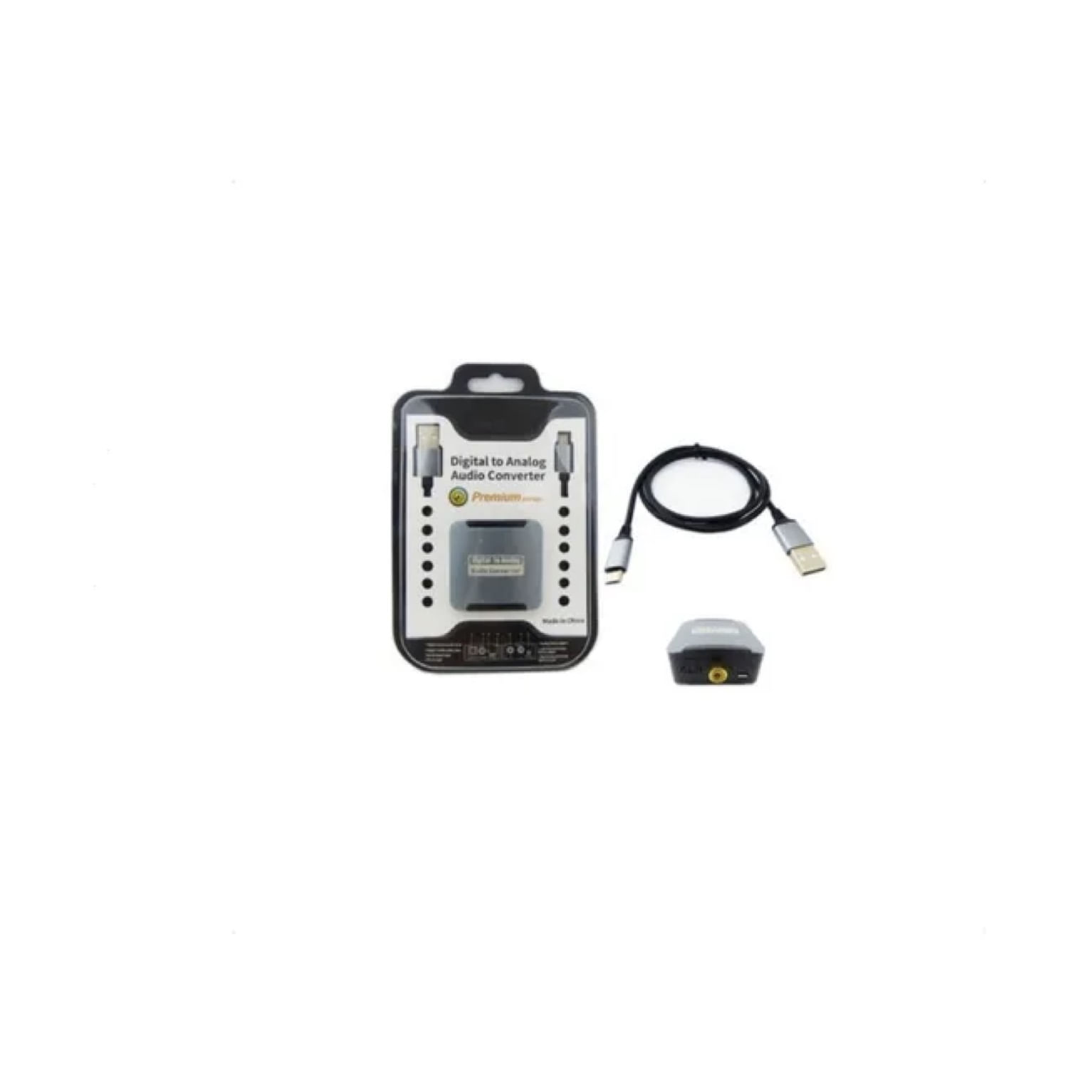 Conversor De Adaptador De Áudio Óptico Digital Para Rca Analógico De 3,5 Mm