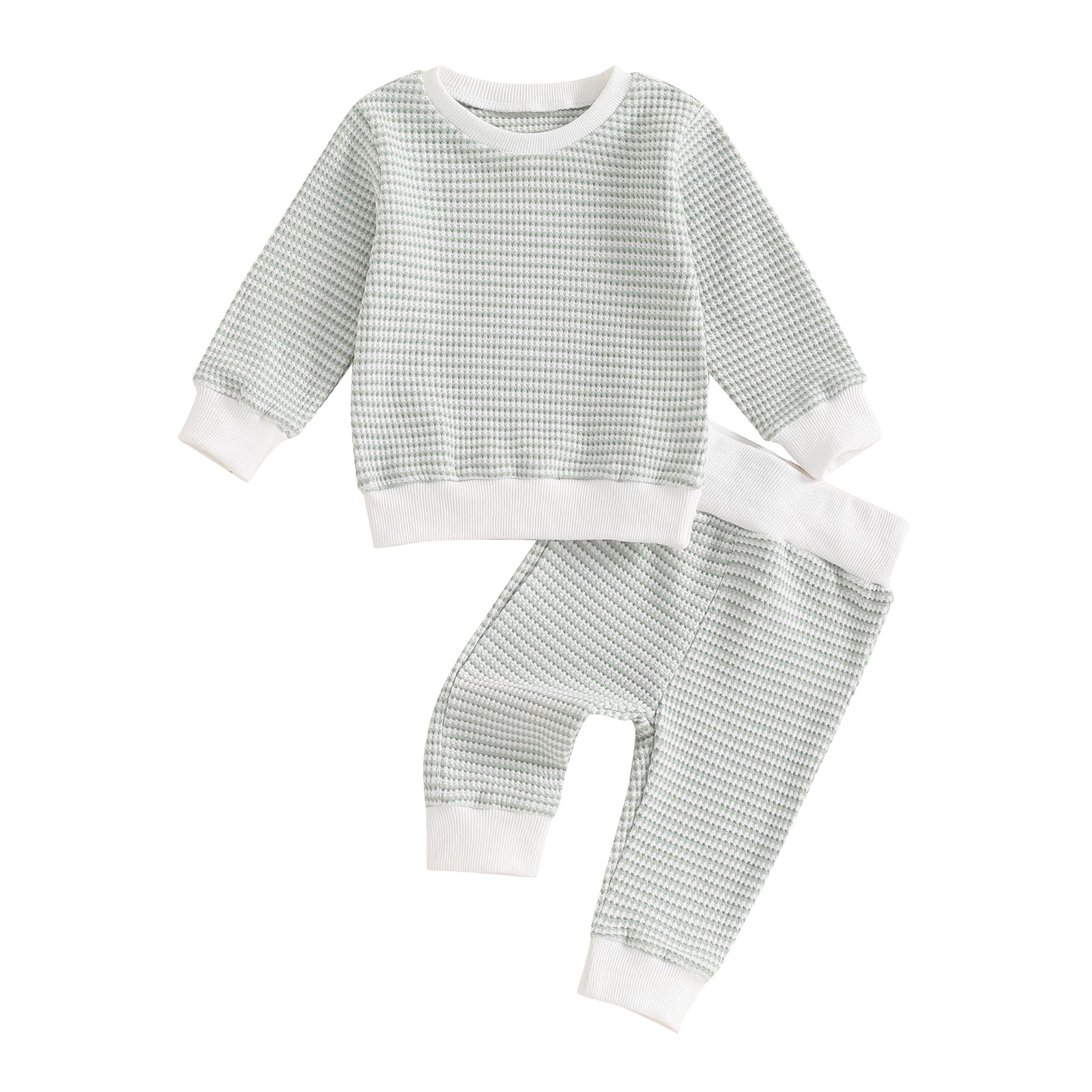 Camiseta Clothing Zaxarra Baby Boy Waffle Com Calças 12-18m