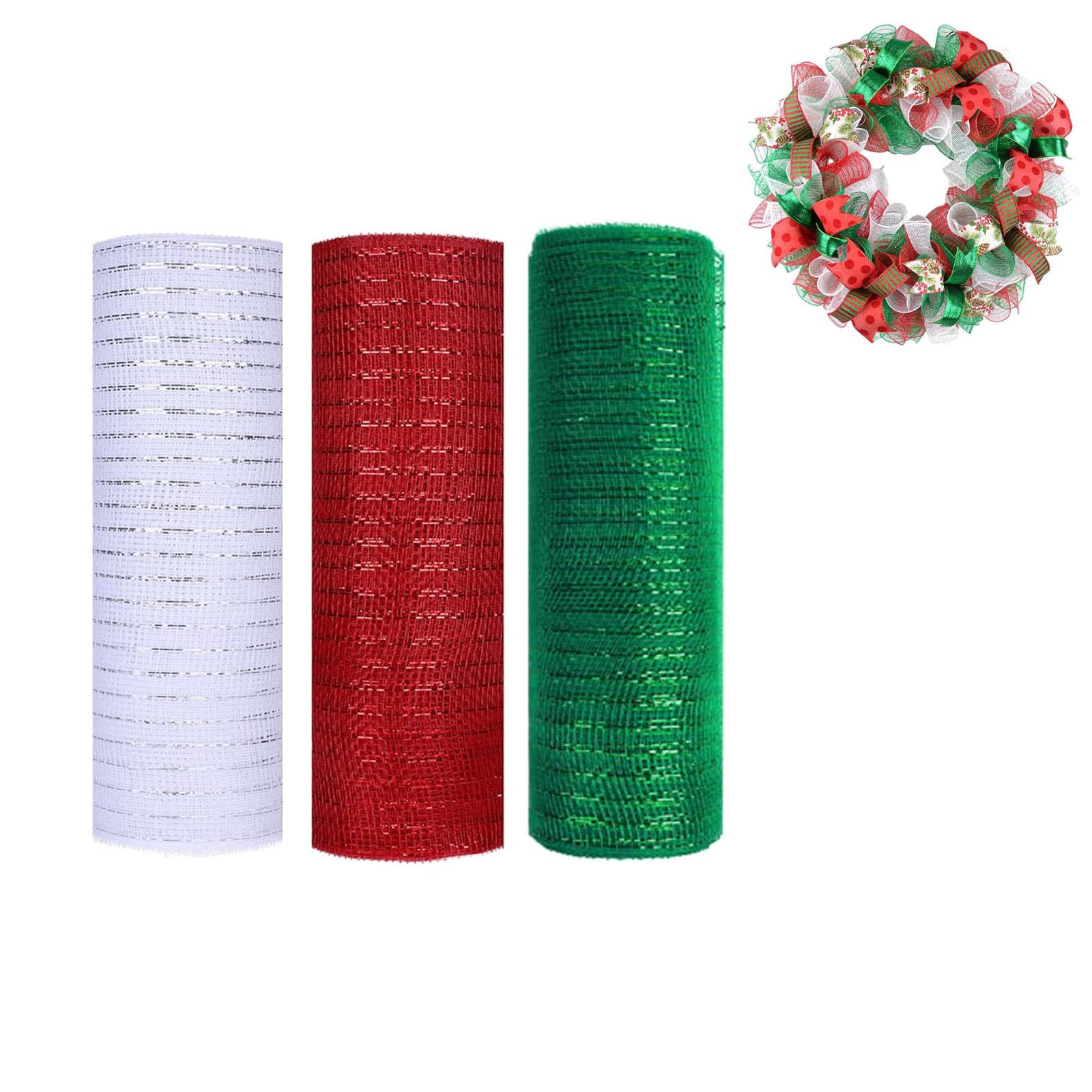 Fita De Malha Deco Jstnana 10 Cm X 9 M Para Suprimentos Para Fabricação De Grinaldas