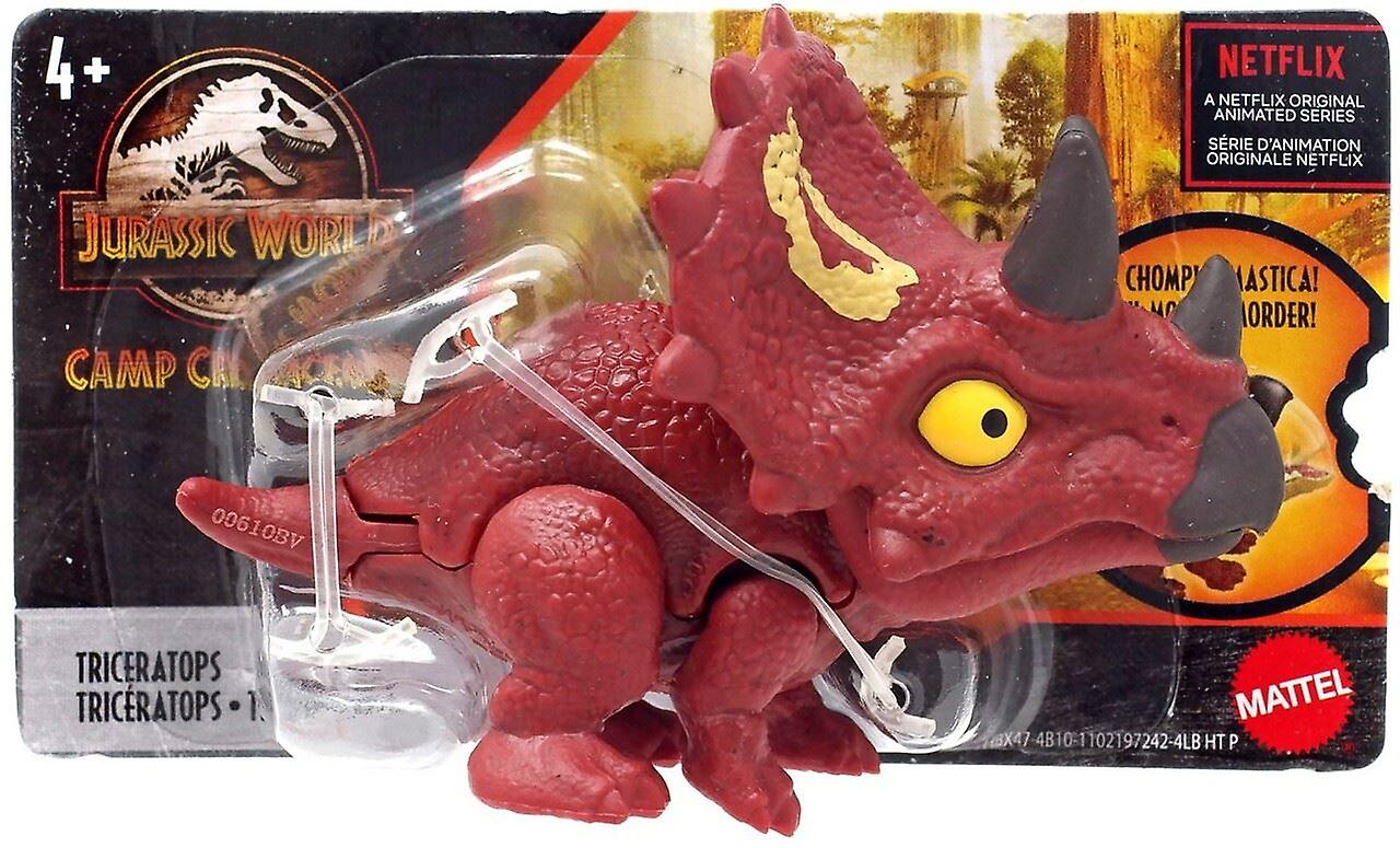 Jurassic World Snap Squad Triceratops Mini Figura [castanho]