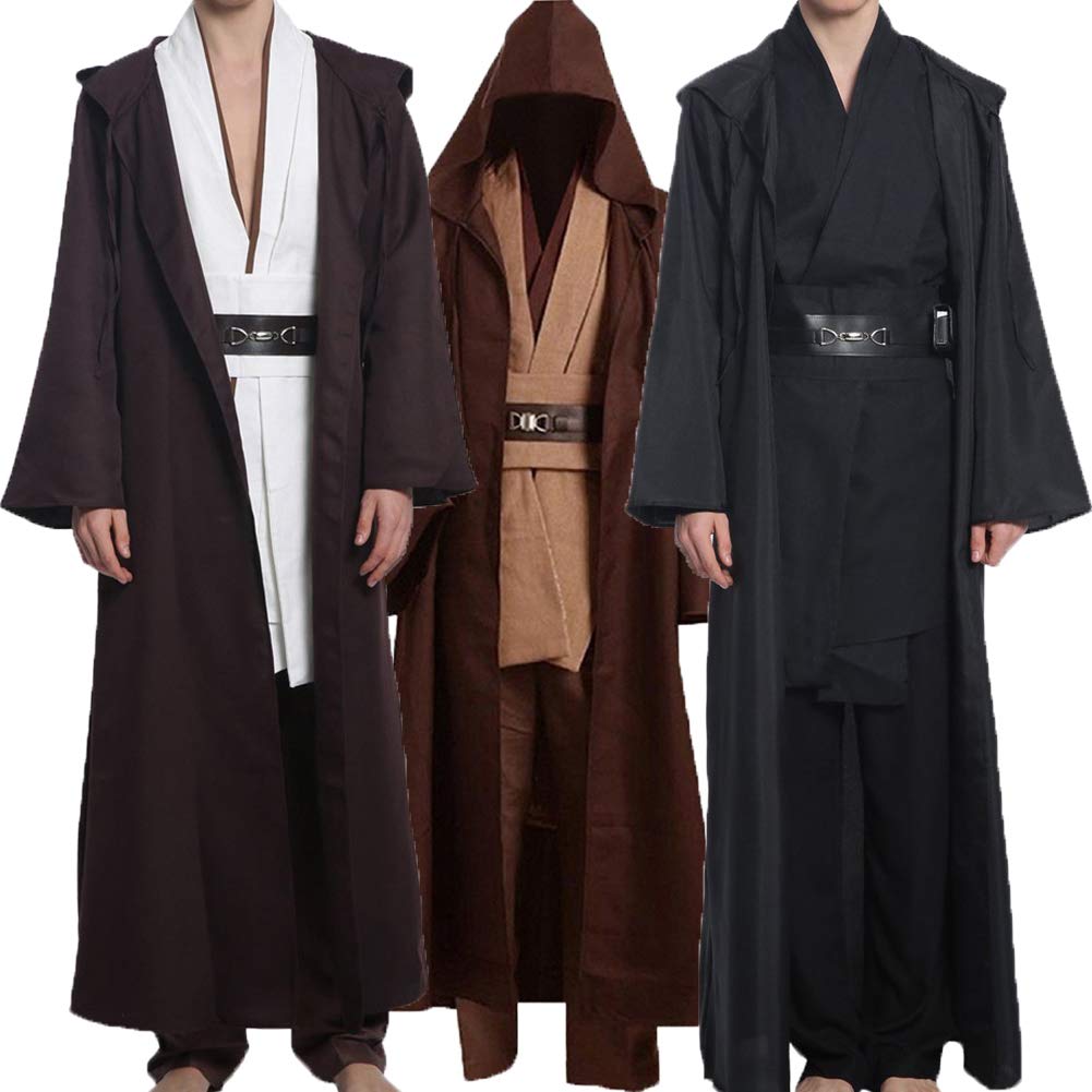 Costume Wecos Tunic Hoded Robe Knight Halloween Para Homens