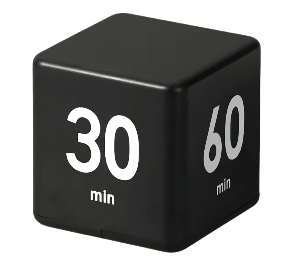 Timer Cube Timer Feilifan Kitchen Timer Kids Timer Preto