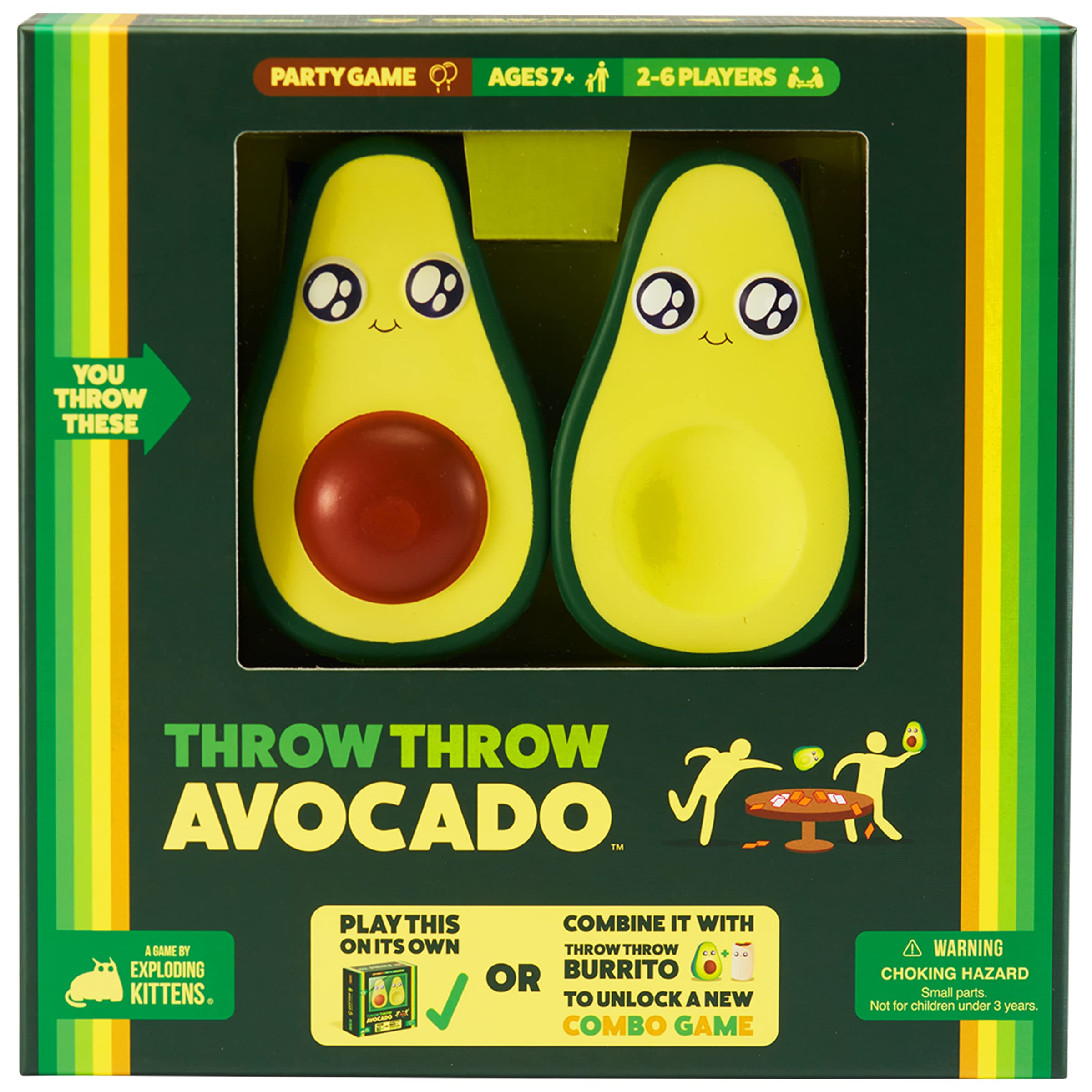 Jogo De Cartas Exploding Kittens Throw Avocado Sequel Dodgball