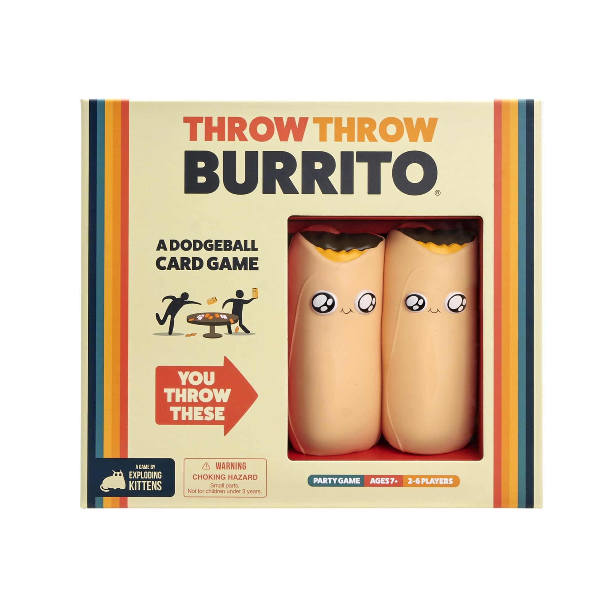 Jogo De Cartas Exploding Kittens Throw Throw Burrito Dodgeball