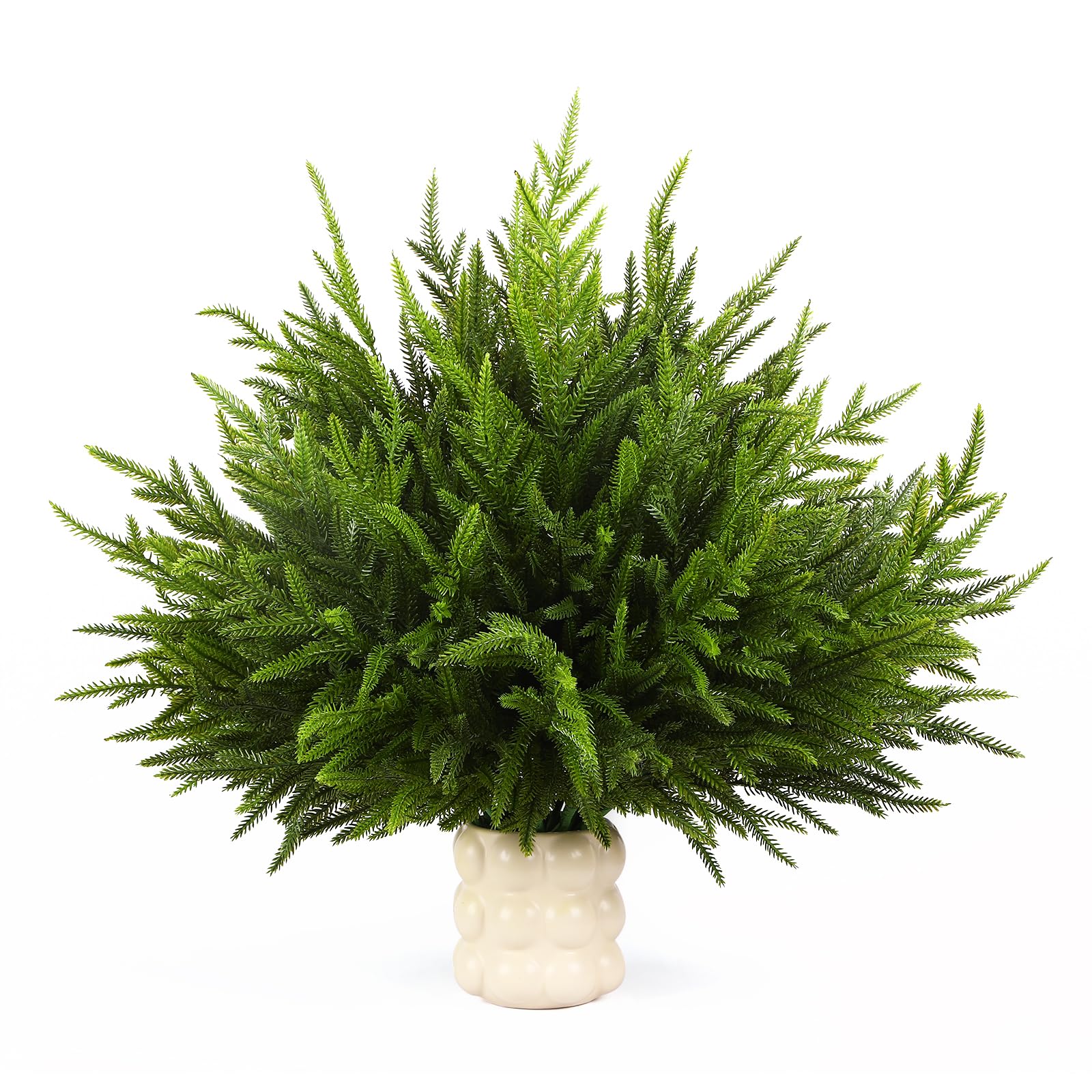 Decoração De Árvore De Natal Alupssuc Norfolk Pine Stems X12