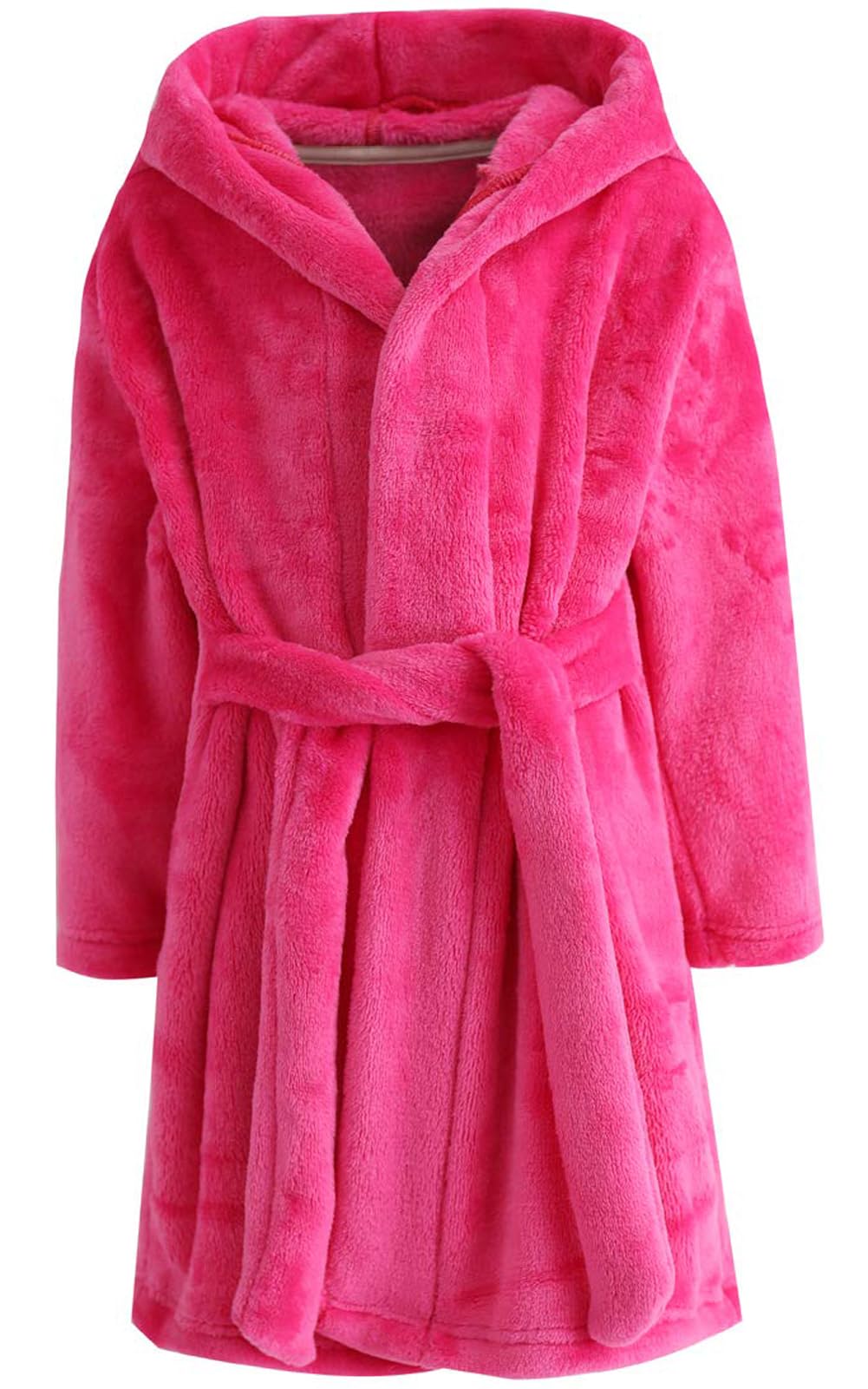 Roupão De Banho Infantil Ecgk Rose Com Capuz Para Meninos E Meninas 4-5t