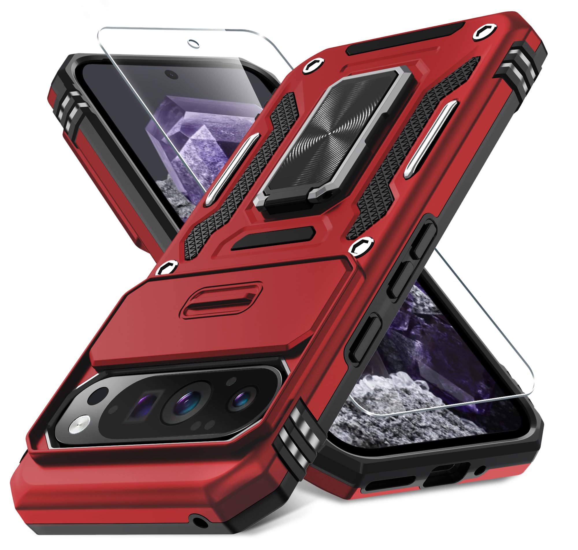 Capa De Telefone Deerlamn Para Google Pixel 9 Pro Xl Com Protetor De Tela