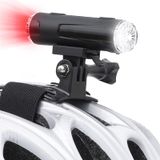 Capacete De Bicicleta Jinkey 2 In1 Light Frontal E Traseiro Led Waterproof