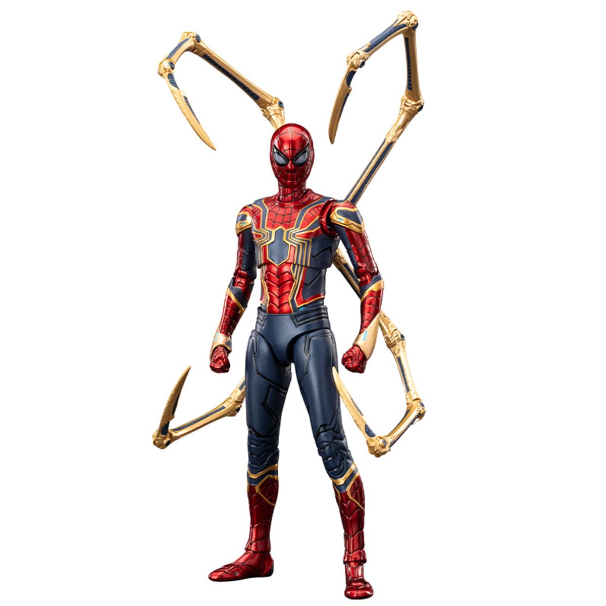 Boneco De Ação Hiplay Zd Iron Spider Hero 2.0 Em Escala 1/10
