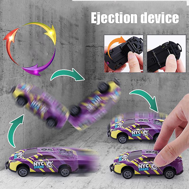 Stunt Toy Car Mini Cartoon Pull Back Carro Brinquedos Racing Mini Ca