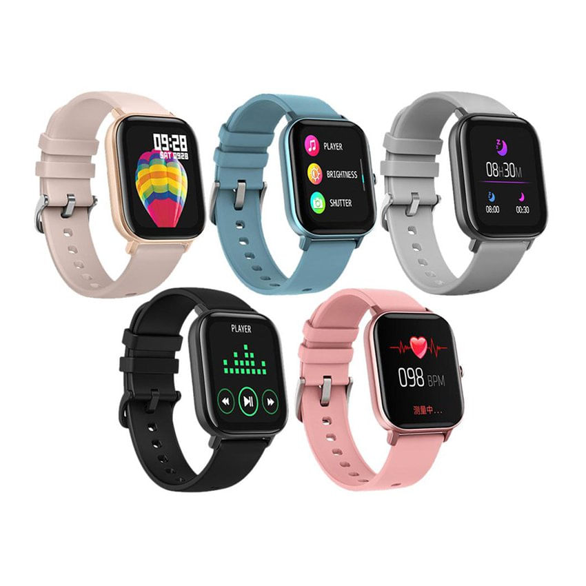 Smart Watch 1.4 Touch Screen Pressão Arterial Cardíaca (preto