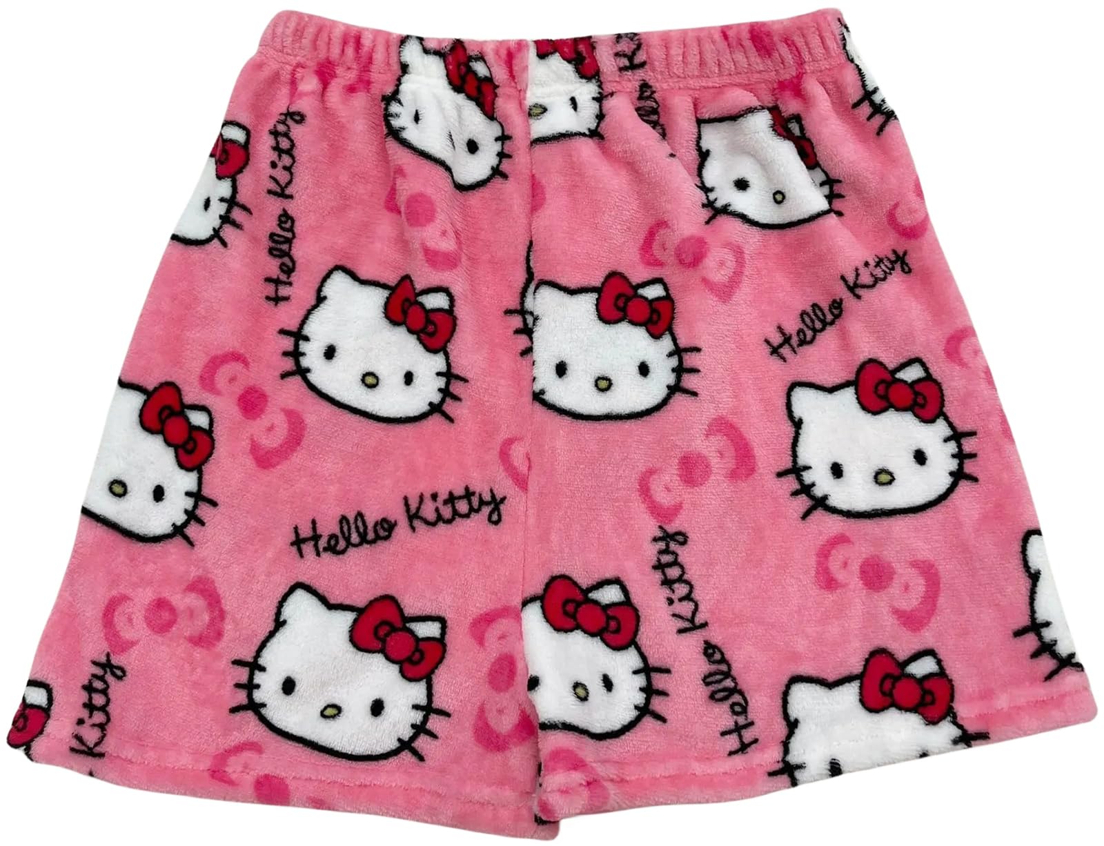 Shorts De Pijama Kunsecsh Anime Cartoon Flannel Para Mulheres/meninas