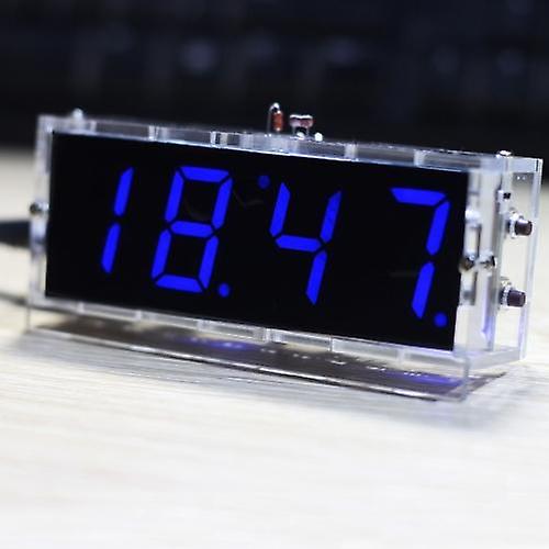 Compacto 4-digit Digital Diy Clock Kit Controle De Luz Da