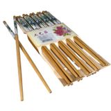 Jogo Hashi Bambu 10 Pares Estampa Variada