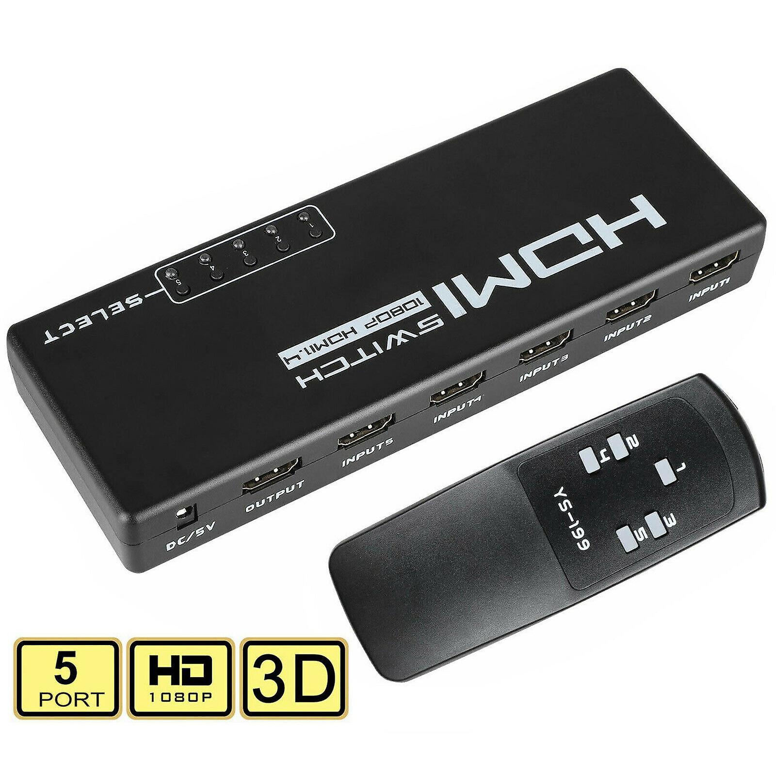 Hdtv Hdmi Switcher Splitter (tamanho Único)