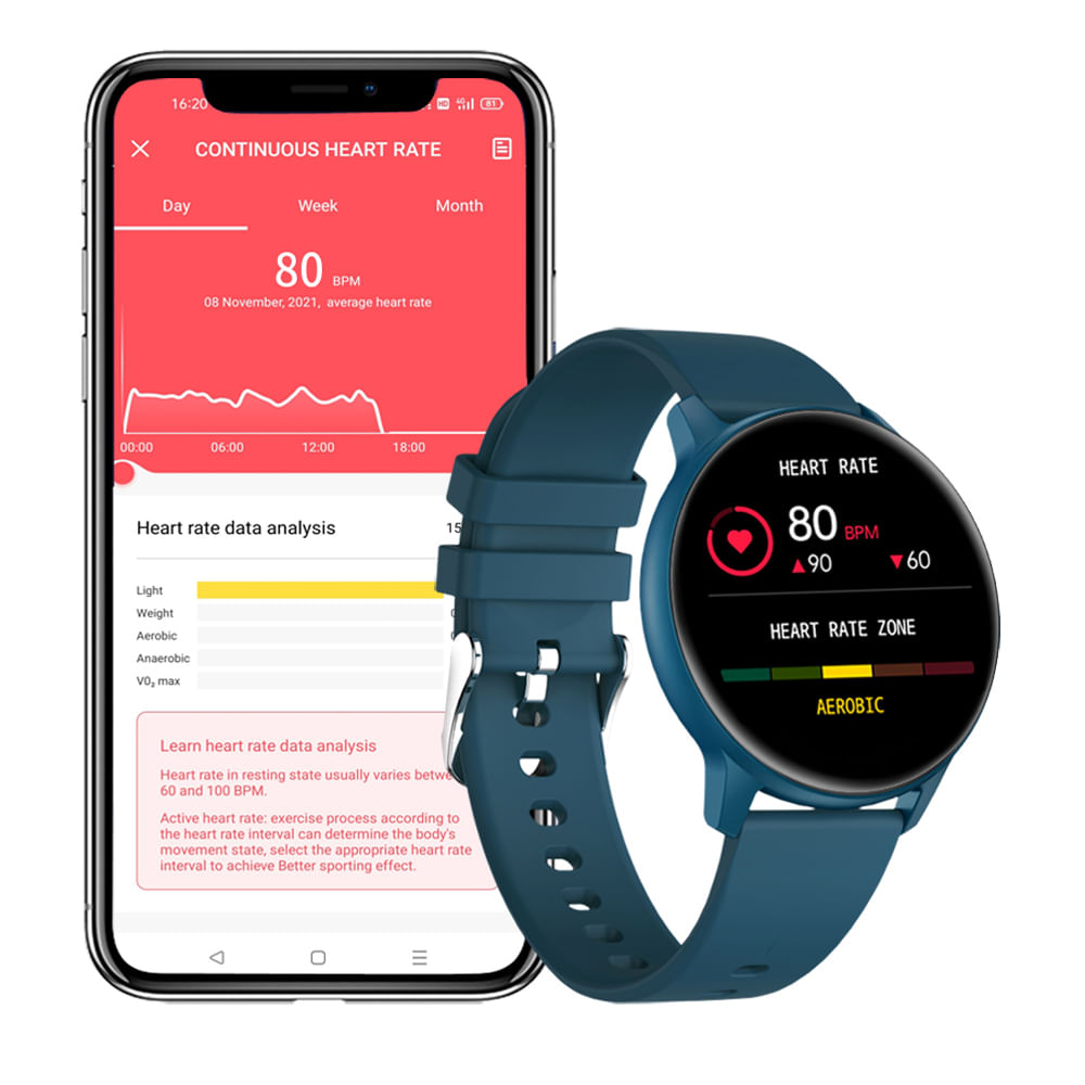 Smart Watch Homens Mulheres Fitness Tracker Smart Watch (rosa 1)