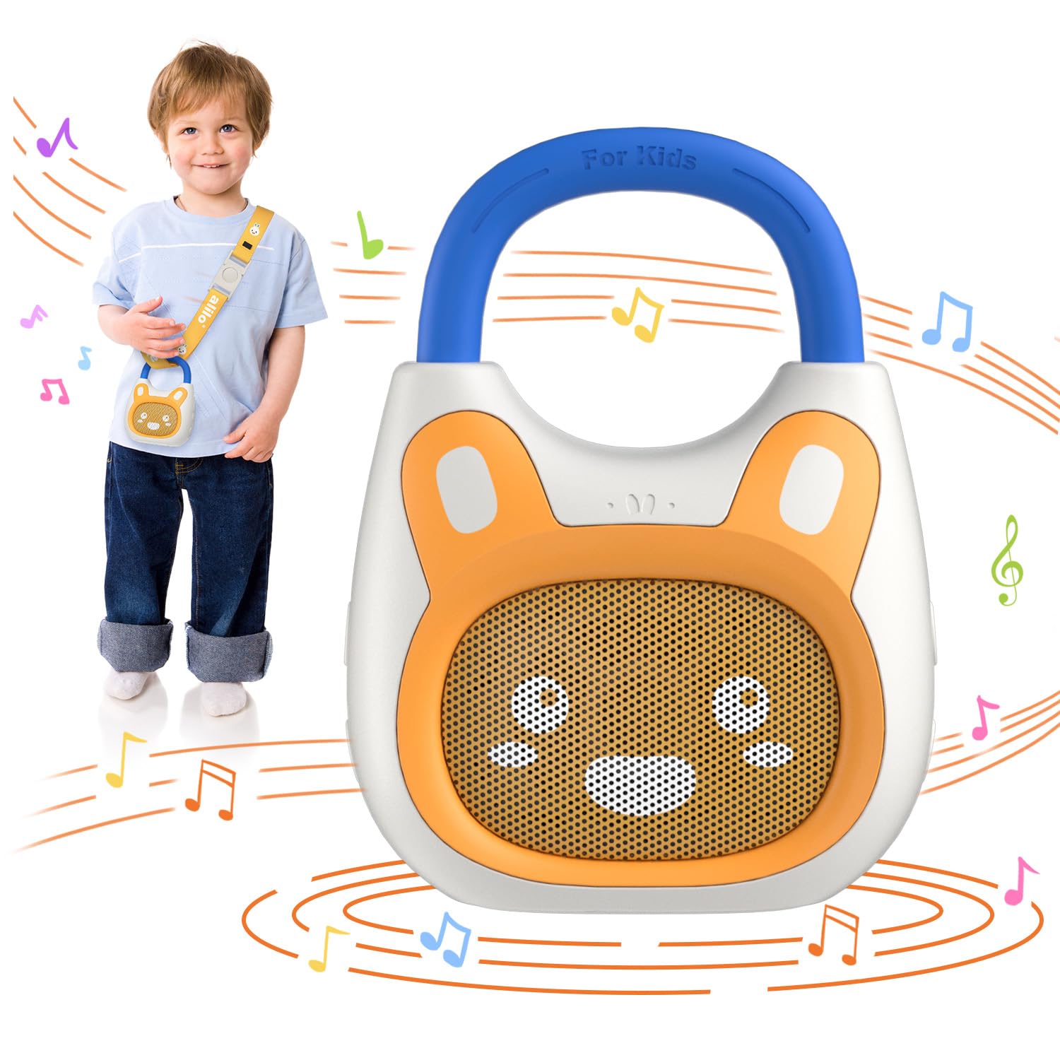 Máquina De Som Portátil Alilo Pocket Bunny Para Bebês Com Mais De 120 Conteúdos