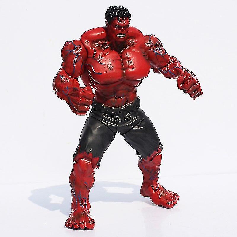 26 Cm Vingadores Marvel Red Hulk Pvc Action Figure Série De Brinquedos