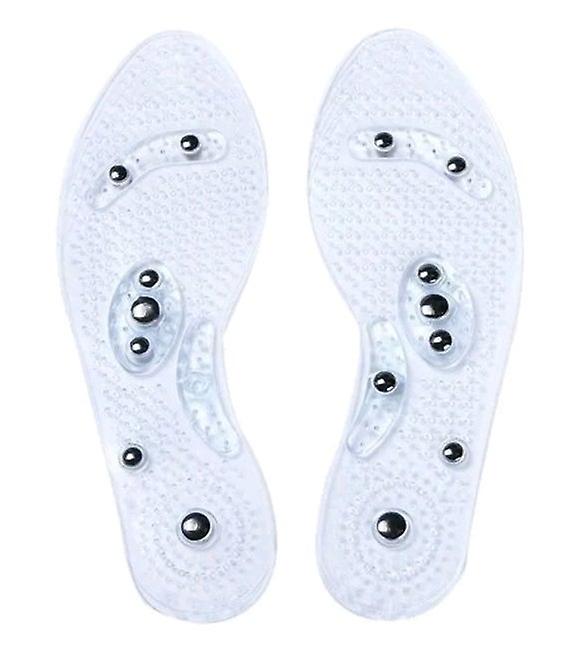 1pair Shoe Gel Pain Relief Dor Relaxamento Massageador (um Tamanho