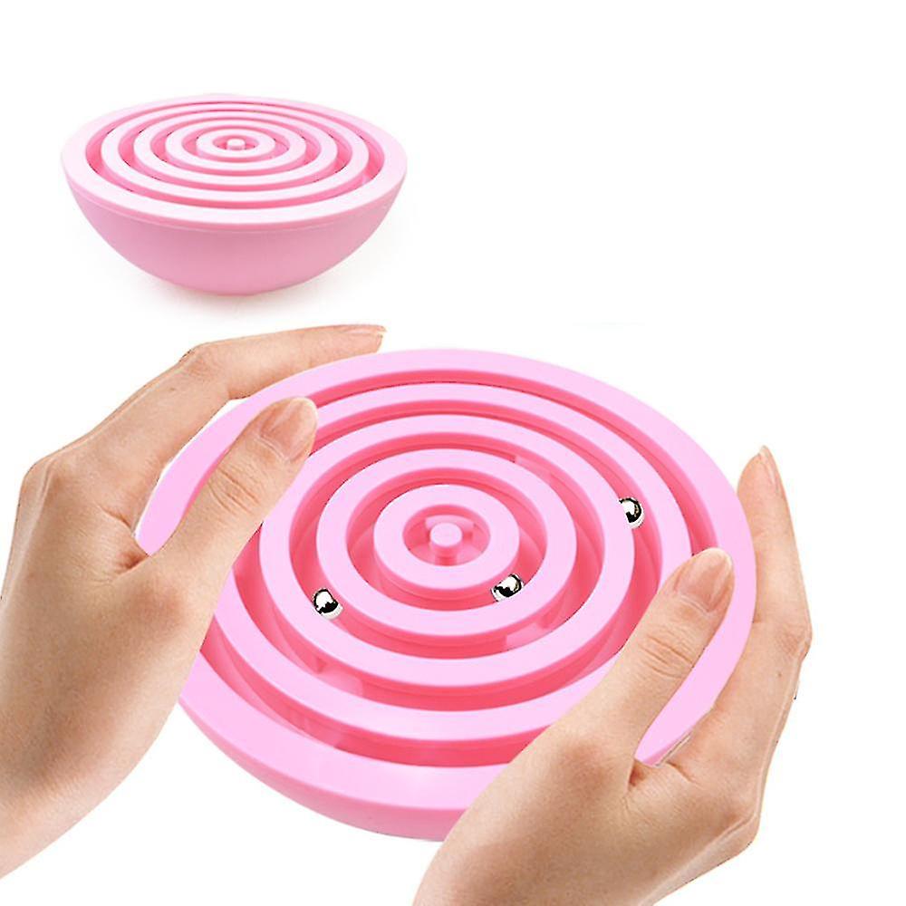 Equilíbrio Labirinto Labirinto Bola Puzzle Brinquedos Jogo De Mão Case Fun B