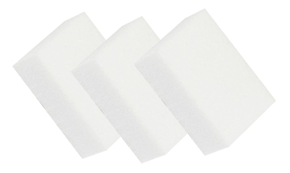 Ibi Descartável Branco Pequeno Buffer, 100pcs (branco/pequeno)