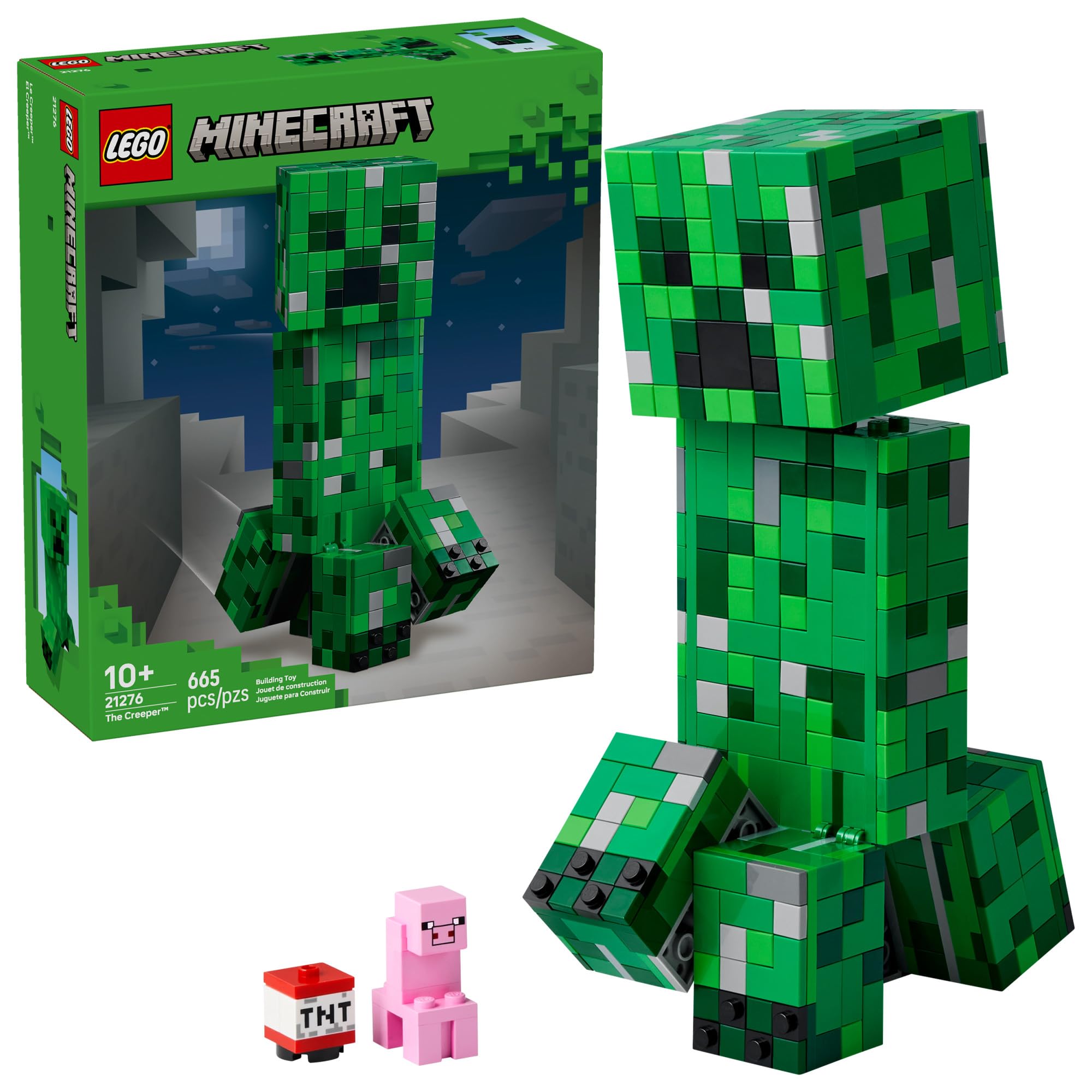 Brinquedo Lego Minecraft The Creeper Kids 10+ Com 665 Peças