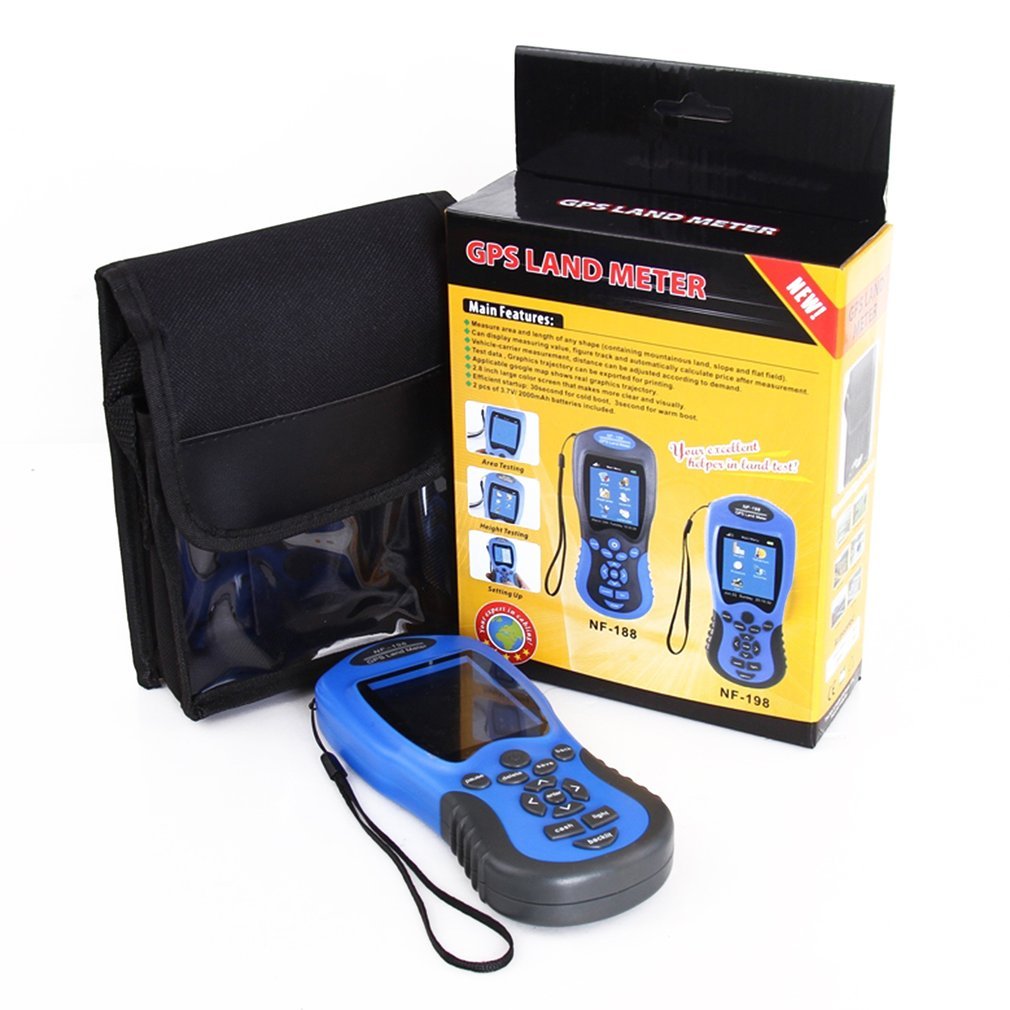 Nf-198 Gps Land Meter Lcd Medição Valor De Medição Figu