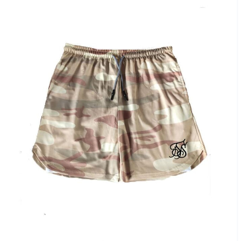 Sik Silk Shorts Esportivos Masculinos Double-c Shorts=(m)