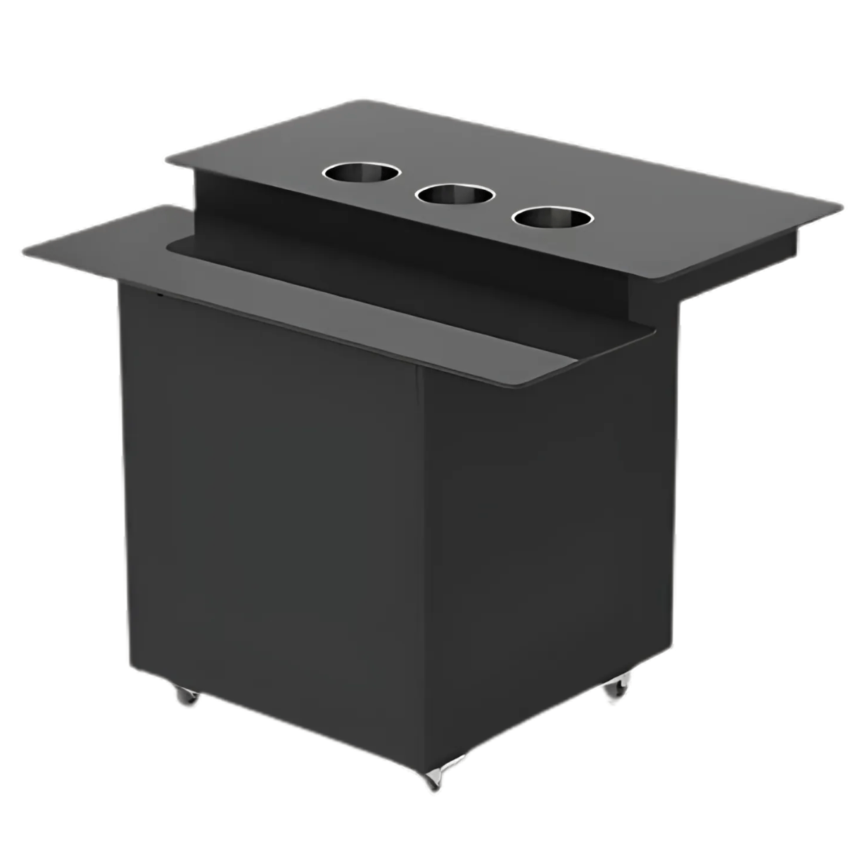Complemento Para Pratos E Talheres New Buffet Cptnbr Preto - Refrimate Sem Voltagem Refrimate