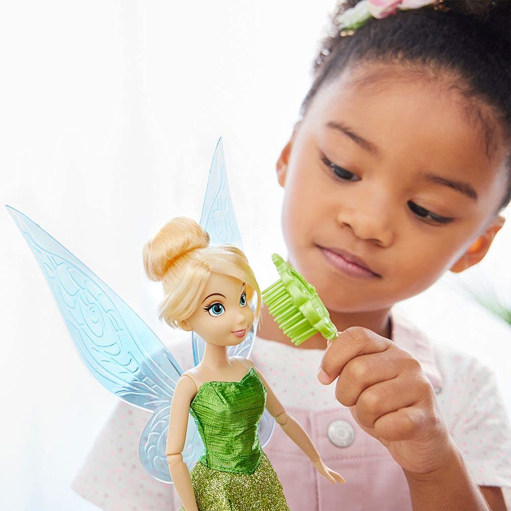 Boneca Disney Store Princess Tinker Bell 28 Cm Com Pincel Girl