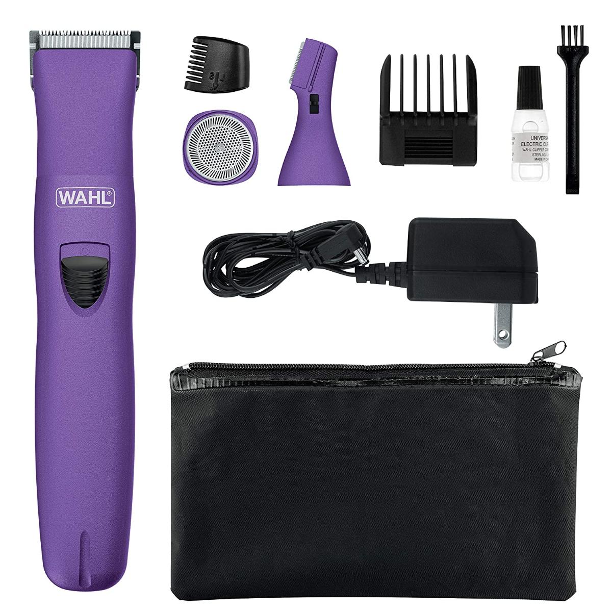 Wahl Pure Confidence Recarregável Limpador Elétrico, Barbeador e Detalhador para Barbear Suave e Corte do Rosto, Sob o Braço, Sobrancelhas e Área