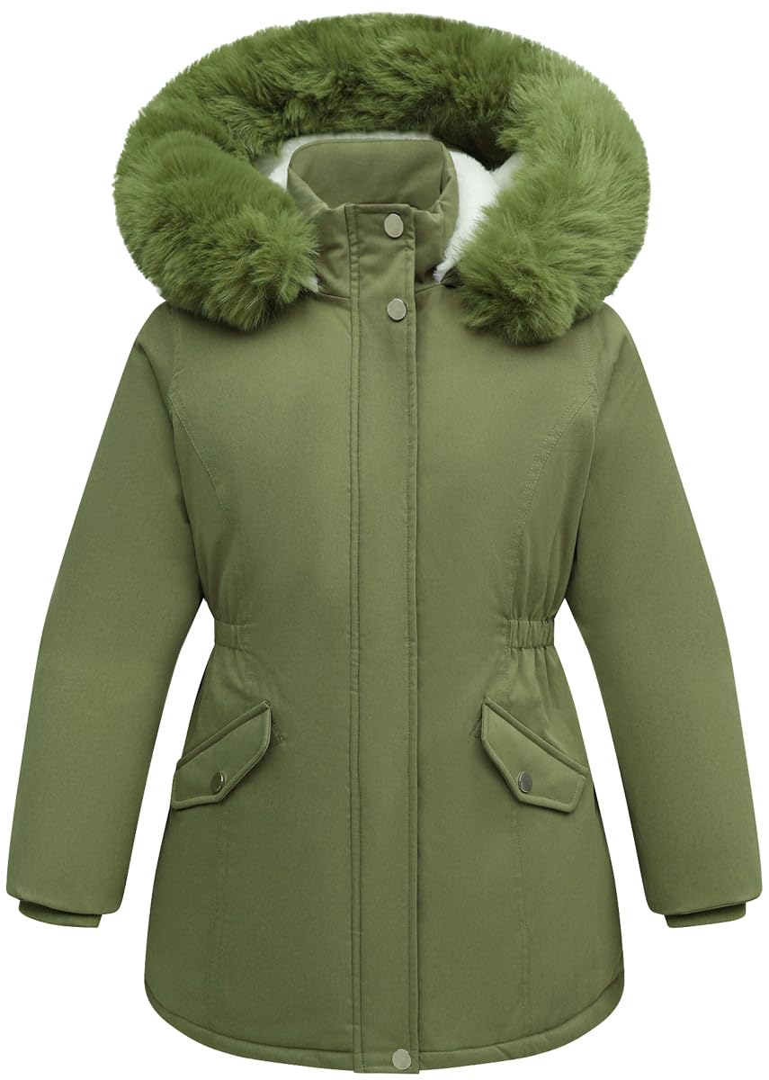 Casaco Cicvsoc Girl Waterproof Winter Kids Parka Puffer Jacket