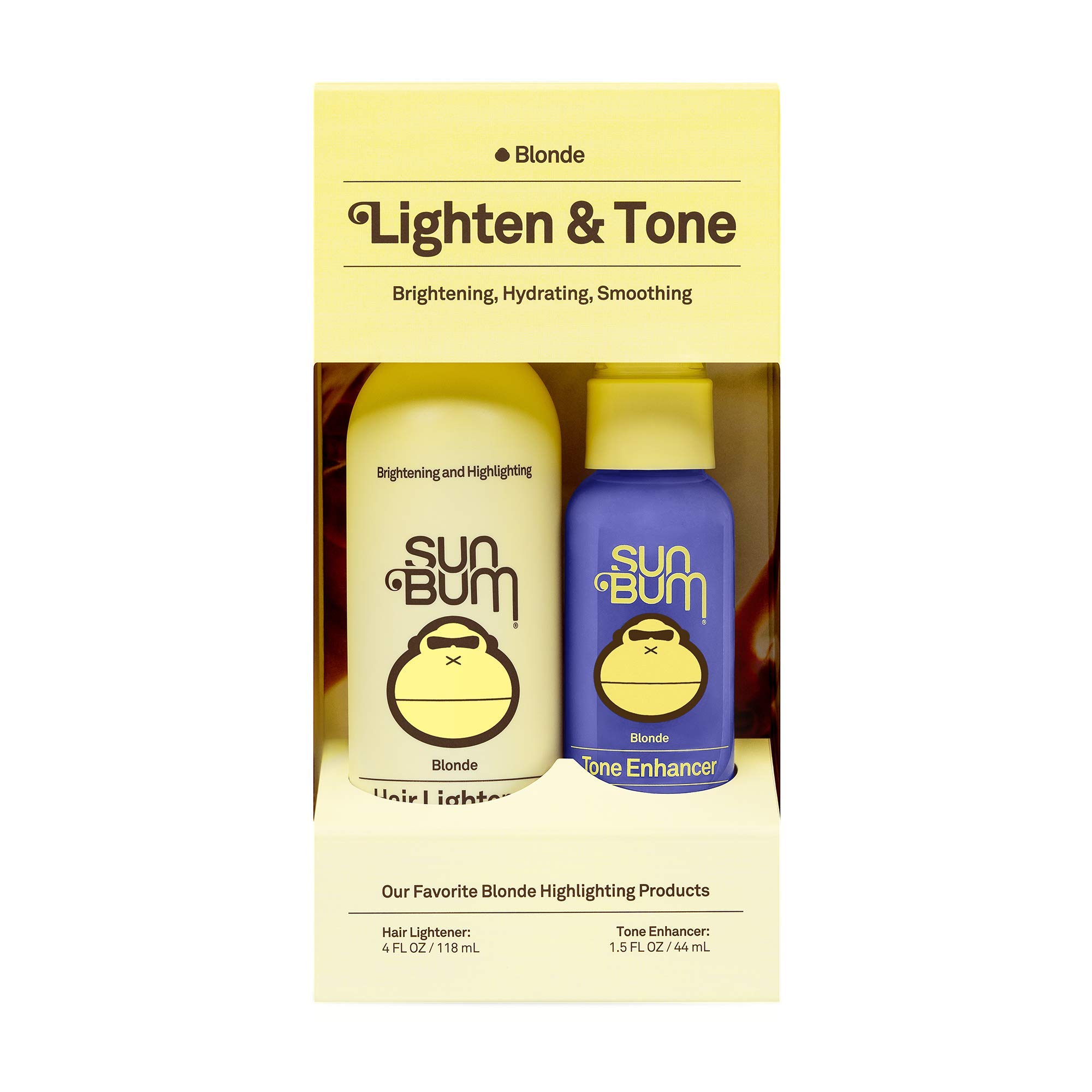 Kit De Viagem Para Clareador De Cabelo E Intensificador De Tom Sun Bum