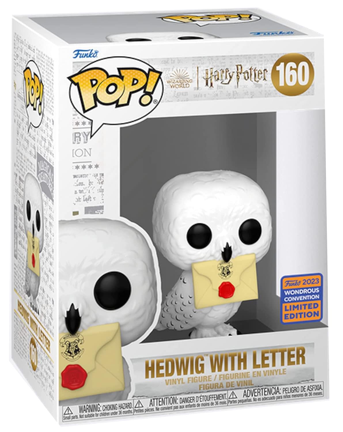 Funko Pop Harry Potter Hedwig Com Letra Wondercon 2023 - Carrefour