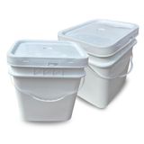 Balde Para Supermercados 16l - 2 Pçs